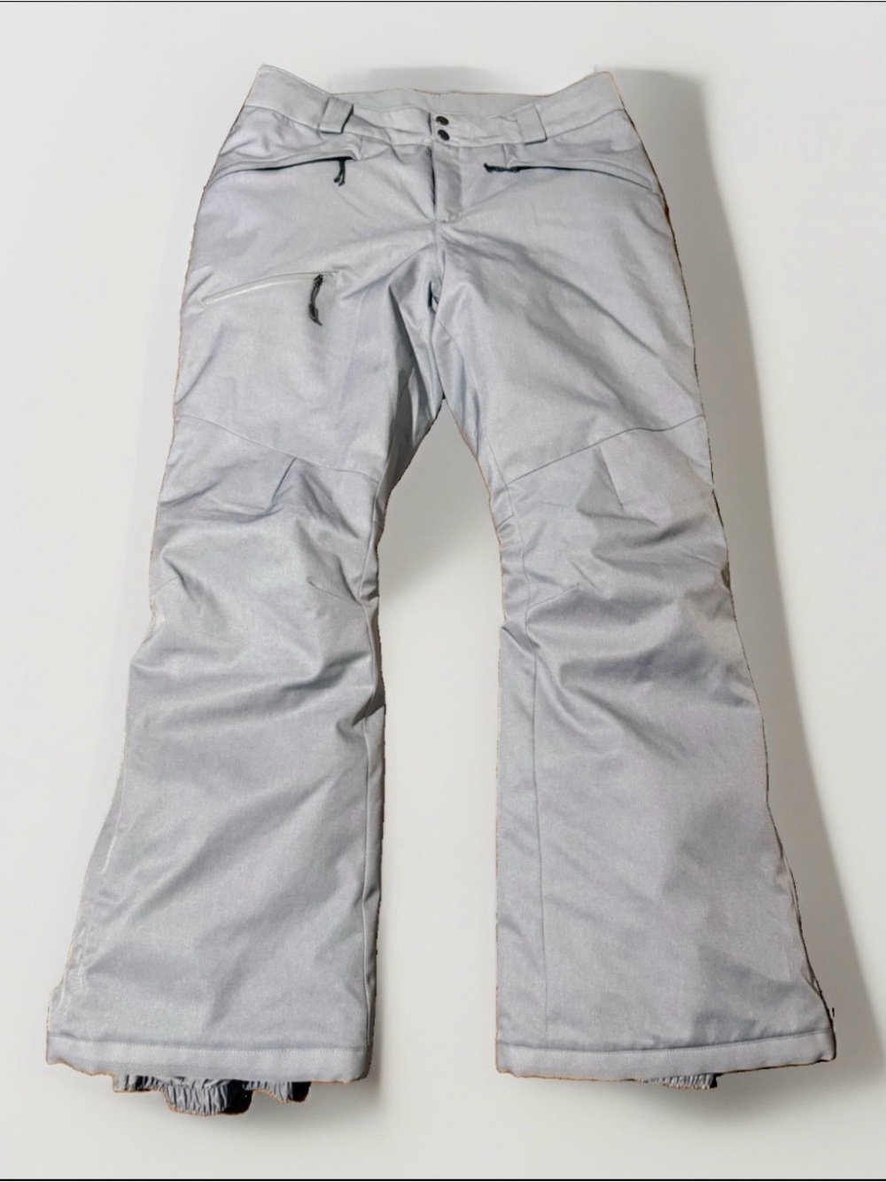 Columbia Omni Heat Waterproof Ski Snowboard Pants Grey Winter Snow Large L Reg
